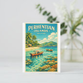 Perhentian Islands, Malaysia, in a vibrant ポストカード (スタンド正面)