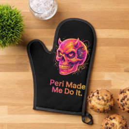 Peri Made Me Do It - ネオンの悪戯ドクロ 鍋つかみ