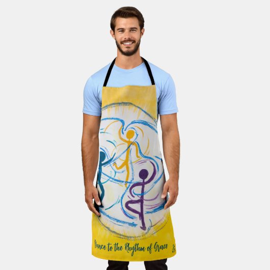 Perichorese Schürze エプロン (着用した状態)