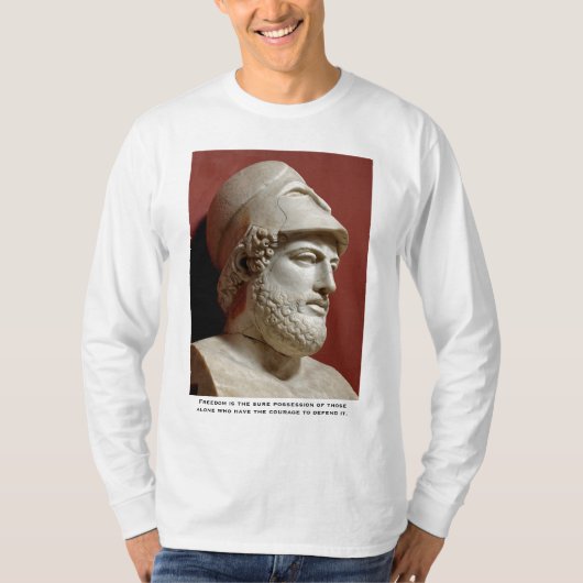 Periclesの自由はです確実なposs… -カスタマイズ tシャツ (正面)