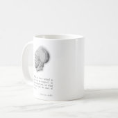 Periclesポートレートと引用文:離れ何... コーヒーマグカップ (正面左)