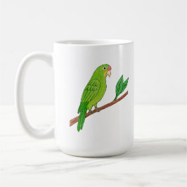 Perico verde del trópico コーヒーマグカップ