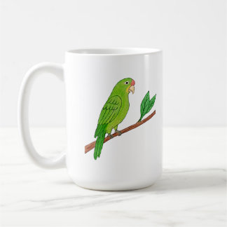 Perico verde del trópico コーヒーマグカップ