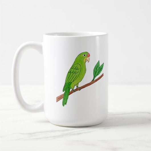 Perico verde del trópico コーヒーマグカップ (左)