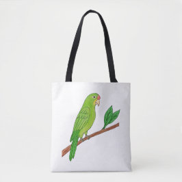 Perico verde del trópico トートバッグ