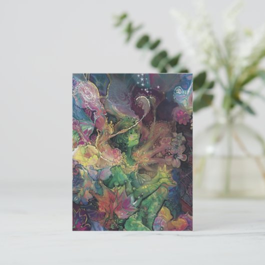 PeridotとDewdrop Friend*** ポストカード (スタンド正面)