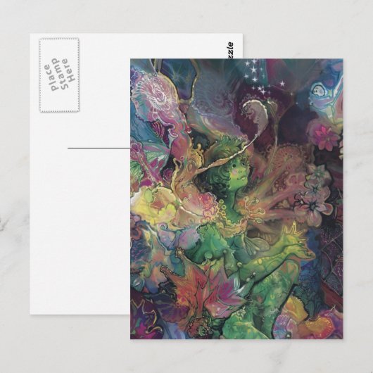 PeridotとDewdrop Friend*** ポストカード (正面/裏面)