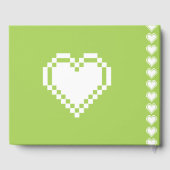 Peridot Guest Bookの8ビットハート ゲストブック (裏面)