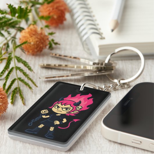 Perimenopause Keychain – Sanity Snatcher キーホルダー (正面右)