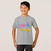 PERIODICテーブルおもしろいグラフィックT型 Tシャツ (正面フル)
