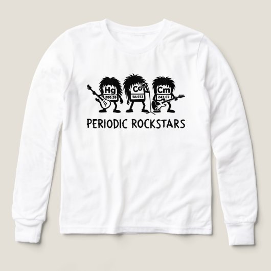 Periodic Rockstars Chemistry Humor (デザイン正面)