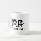 Periodic Rockstars Chemistry Humor コーヒーマグカップ (正面左)