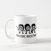 Periodic Rockstars Chemistry Humor コーヒーマグカップ (左)