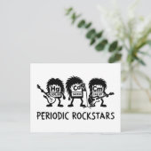 Periodic Rockstars Chemistry Humor ポストカード (スタンド正面)