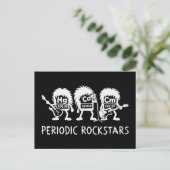 Periodic Rockstars Chemistry Humor ポストカード (スタンド正面)