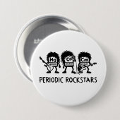 Periodic Rockstars Chemistry Humor 缶バッジ (正面&裏面)