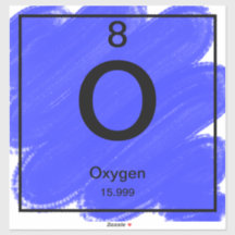 Periodic Tableステッカー – 酸素