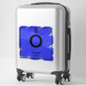 Periodic Tableステッカー – 酸素 シール (スーツケース)