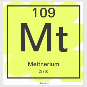 Periodic Tableステッカー – Meitnerium シール