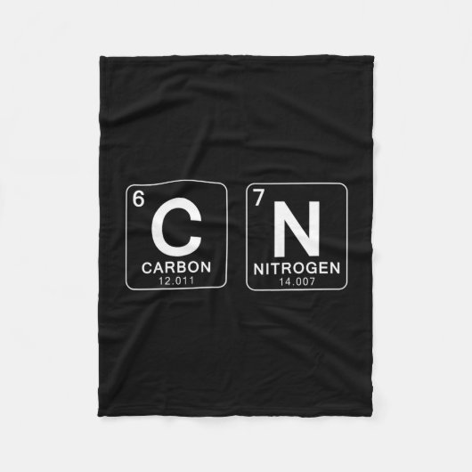 Periodic Table 67 Meme Funny Science Teacher 6 7 B フリースブランケット (正面)