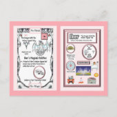 Periodic Table Dragon – インジウムカード ポストカード (裏面)