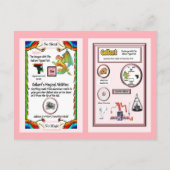 Periodic Table Dragon – ガリウムカード ポストカード (裏面)