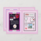 Periodic Table Dragon – ネオンカード ポストカード (正面/裏面)