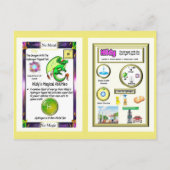 Periodic Table Dragon – 水素カード ポストカード (裏面)