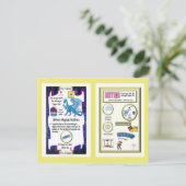 Periodic Table Dragon – 窒素カード ポストカード (スタンド正面)