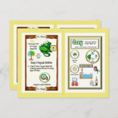 Periodic Table Dragon – 酸素カード ポストカード (正面/裏面)