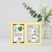 Periodic Table Dragon – 酸素カード ポストカード (スタンド正面)