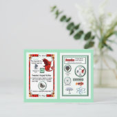 Periodic Table Dragon - Francium Card ポストカード (スタンド正面)