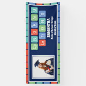 Periodic Table Elements 2025卒業写真 横断幕 (縦)