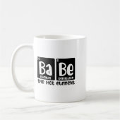 Periodic Table Of Babe The Hot Element Valentines  コーヒーマグカップ (左)