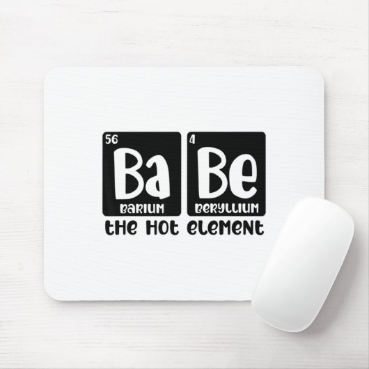 Periodic Table Of Babe The Hot Element Valentines  マウスパッド (マウス)