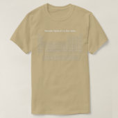Periodic Table of the Elements Science Nerd Premi Tシャツ (デザイン正面)