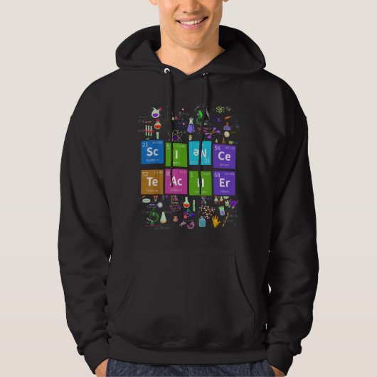Periodic Table Science Teacher Chemist Science Che パーカ (正面)