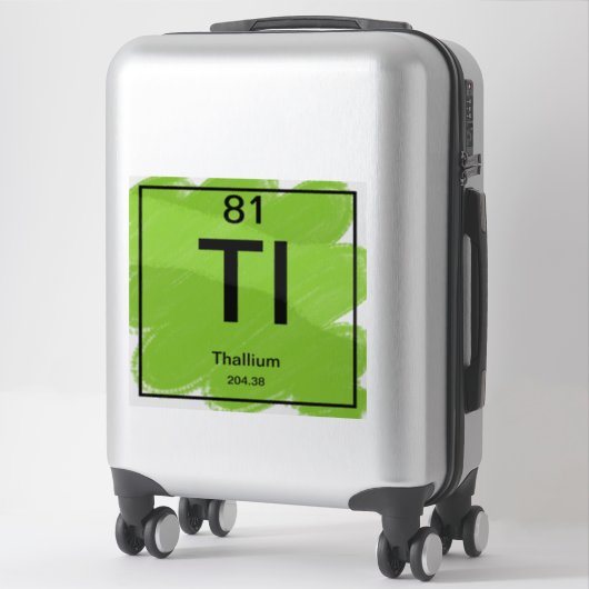 Periodic Table Sticker - Thallium シール (スーツケース)
