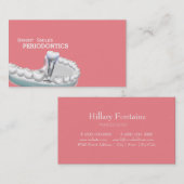 Periodontistの歯科医の名刺 名刺 (正面/裏面)