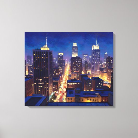 Peripheral Metropolis View キャンバスプリント (正面)