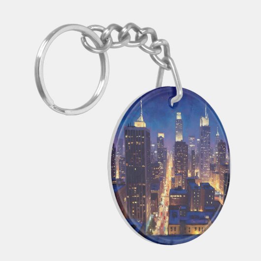 Peripheral Metropolis View キーホルダー (正面左)