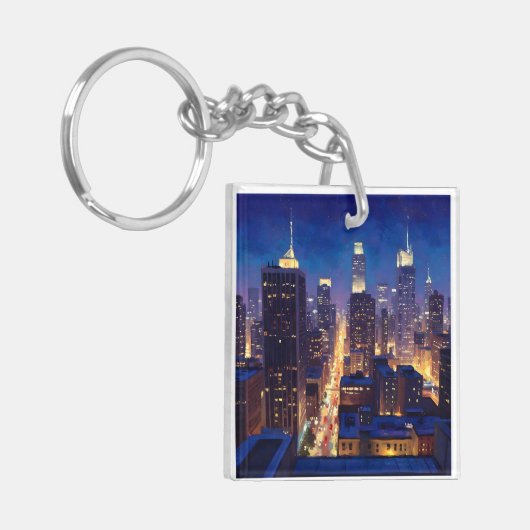 Peripheral Metropolis View キーホルダー (正面左)