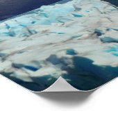 Perito Moreno Andean氷河のアイススパイク ポスター (角)