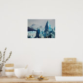 Perito Moreno Andean氷河のアイススパイク ポスター (キッチン)