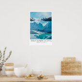 Perito Moreno Glacier Argentina Art, Patagonia  ポスター (キッチン)
