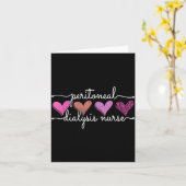 Peritoneal Dialysis Nurse Kidney Disease Funny Nur カード (黄色い花)