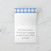 Periwinkleの卓上のシックサンキューカード サンキューカード (内部)