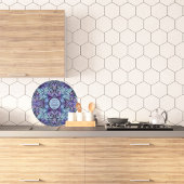 Periwinkleガーデンラウンドカスタマイズ可能 カッティングボード