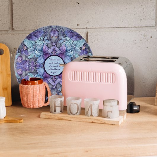 Periwinkleガーデンラウンドカスタマイズ可能 カッティングボード