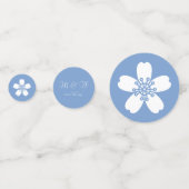 Periwinkleテーブ魅力的ル紙吹雪の桜 コンフェッティ (裏面)